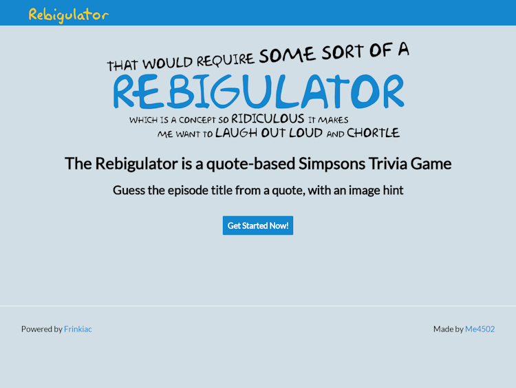 Screenshot of The Rebigulator