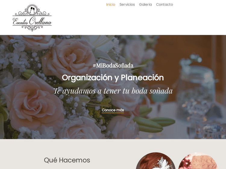 Screenshot of Eventos orellana