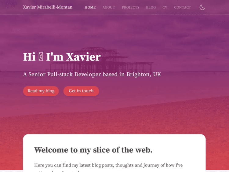 Screenshot of Xavier Mirabelli-Montan