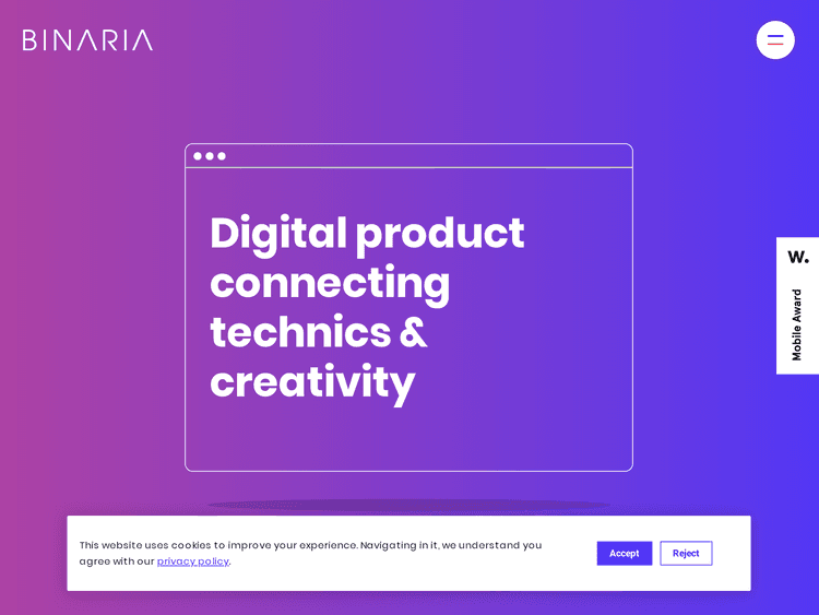 Screenshot of Binaria
