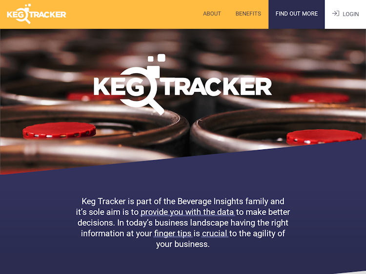 Screenshot of KegTracker