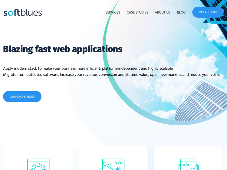 Screenshot of Softblues