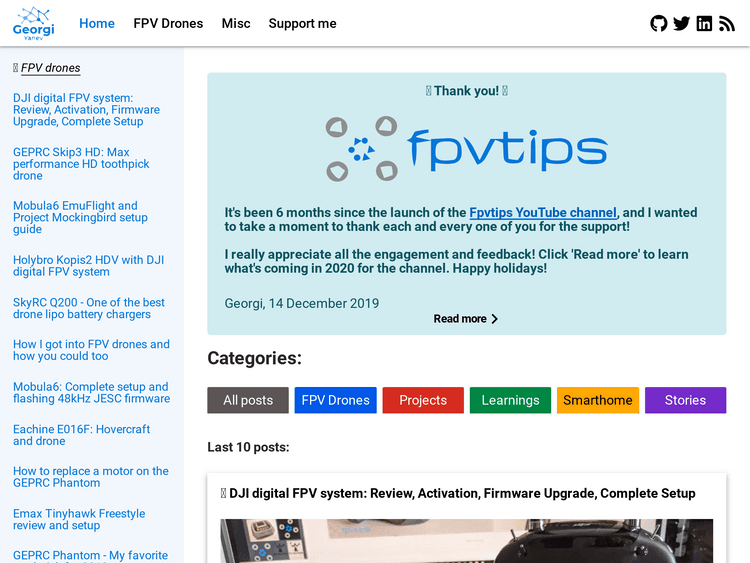 Screenshot of Georgi Yanev