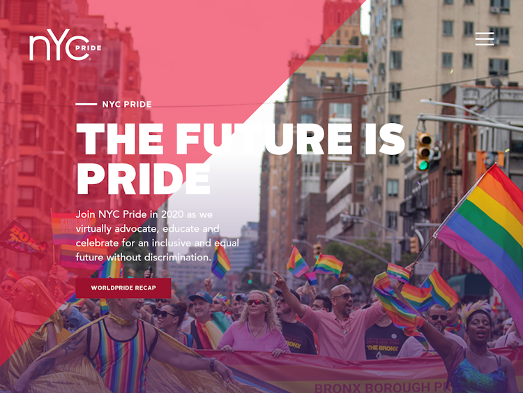 Screenshot of NYC Pride 2019 | WorldPride NYC | Stonewall50