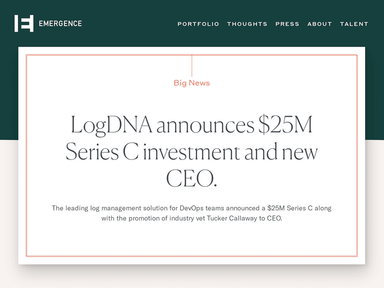 Screenshot of Emergence