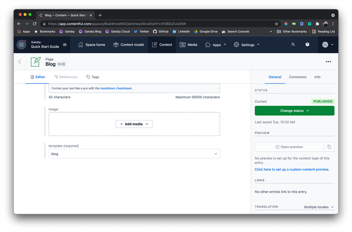 Content Querying with Gatsby   Contentful Gatsby
