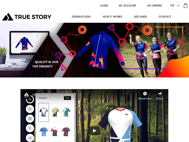 Screenshot of TRUE STORY