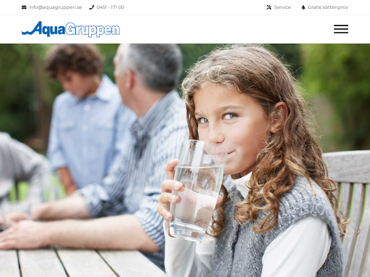 Screenshot of AquaGruppen Vattenfilter