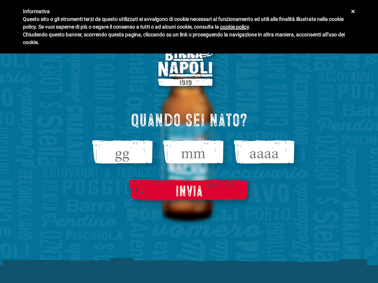 Screenshot of Birra Napoli