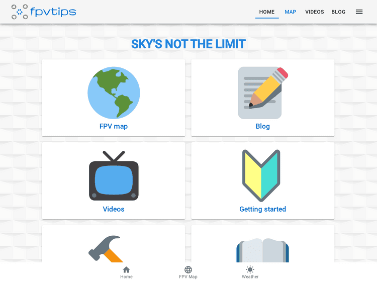Screenshot of FPVtips