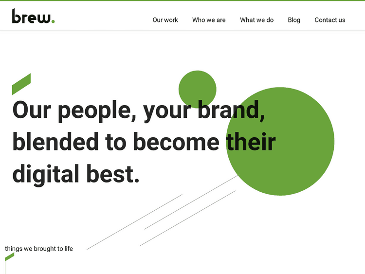 Screenshot of We are Brew