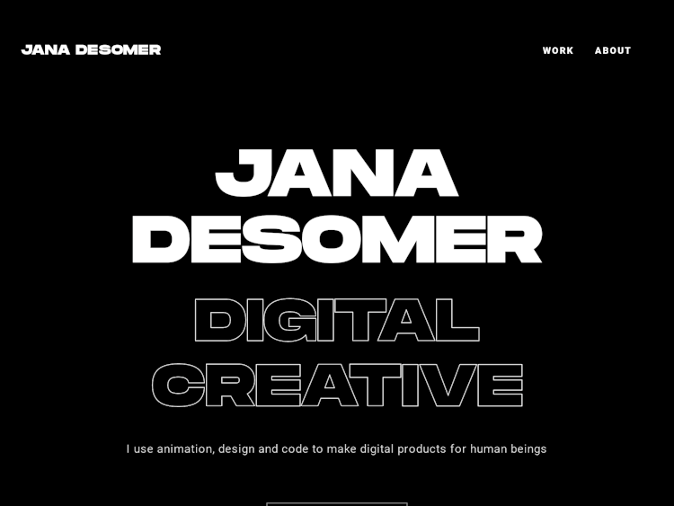 Screenshot of Jana Desomer