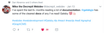 Gatsby 100 docs tweet