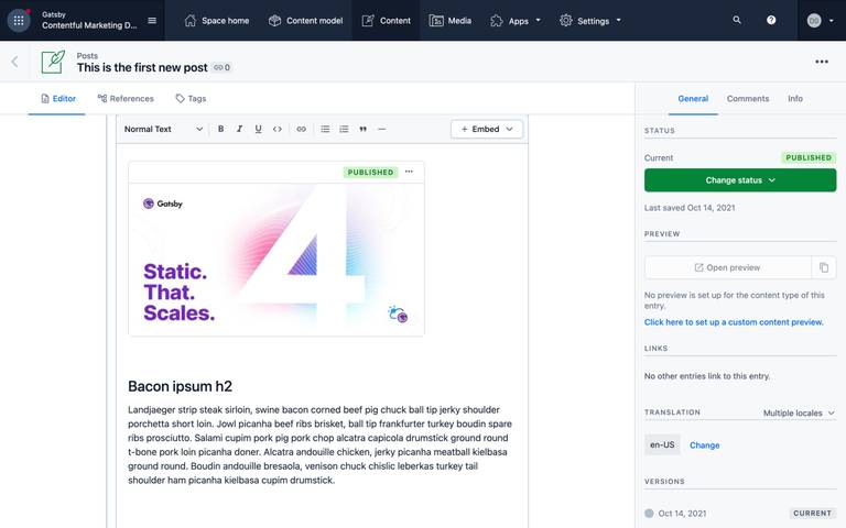 How To Use The Contentful Rich Text Field with Gatsby | Gatsby
