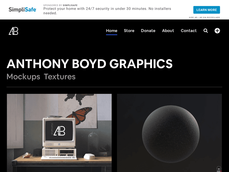 Screenshot of Anthony Boyd Graphics
