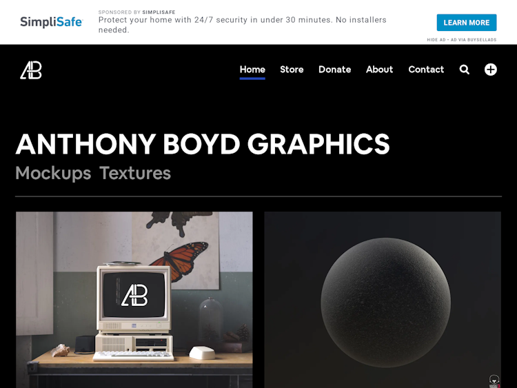 Screenshot of Anthony Boyd Graphics