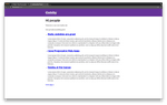 Gatsby demo project home page view