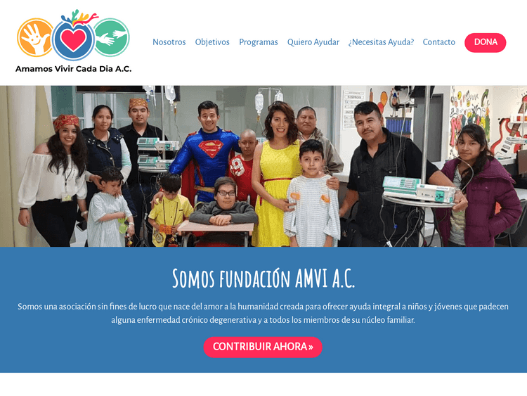 Screenshot of Amamos Vivir Cada Día