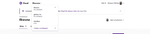 screen shot of Gatsby Workspaces dropdown menu