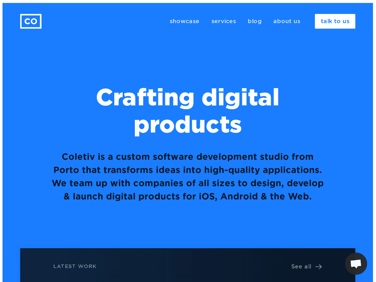 Screenshot of Coletiv