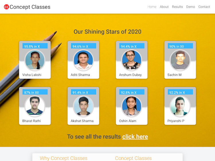 Screenshot of Concept Classes