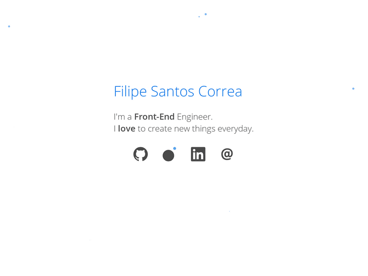 Screenshot of Filipe Santos Correa’s Portfolio