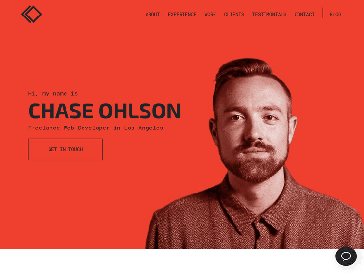 Screenshot of Chase Ohlson