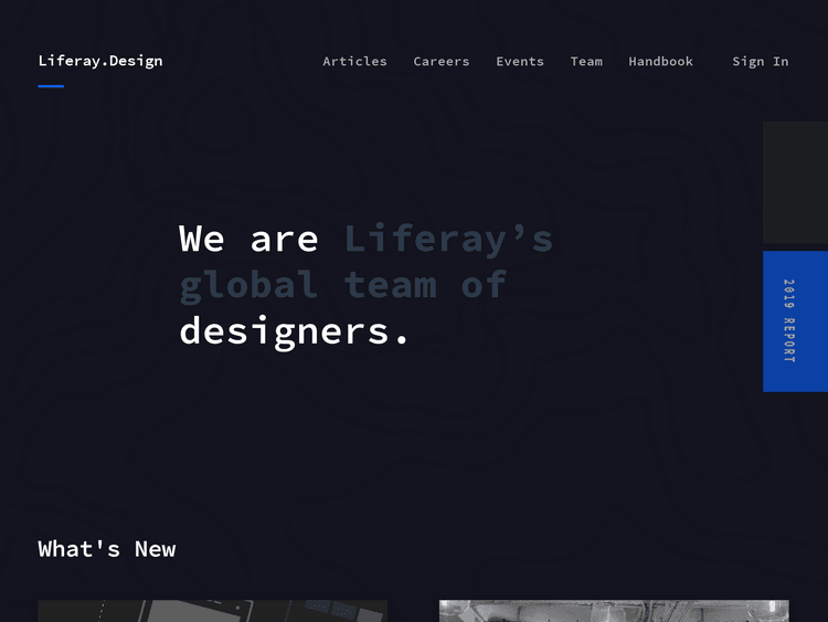 Screenshot of Liferay.Design