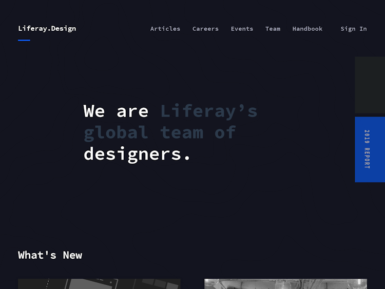 Screenshot of Liferay.Design