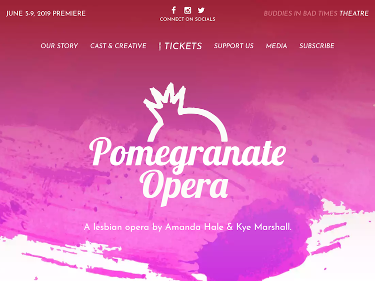 Screenshot of Pomegranate Opera