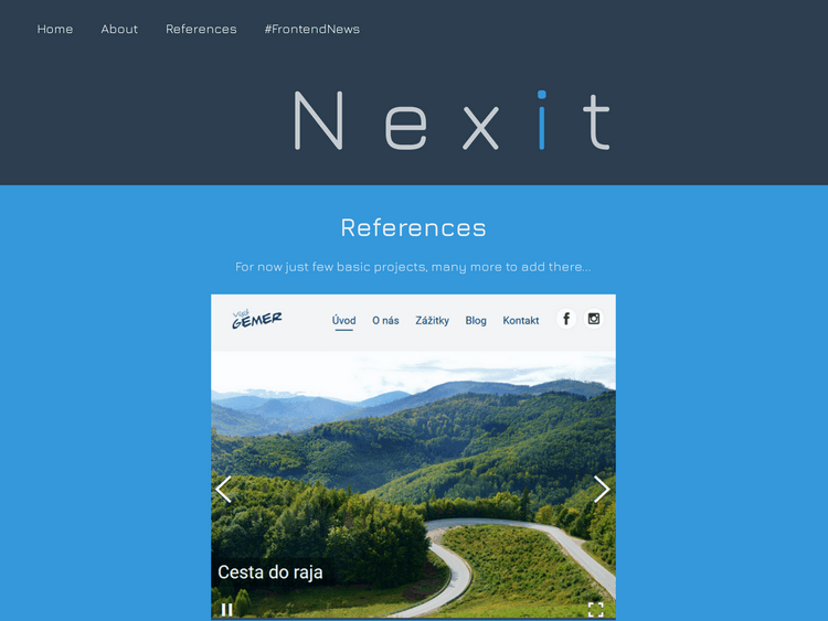 Screenshot of Nexit