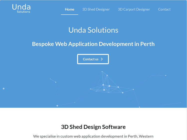 Screenshot of Unda Solutions