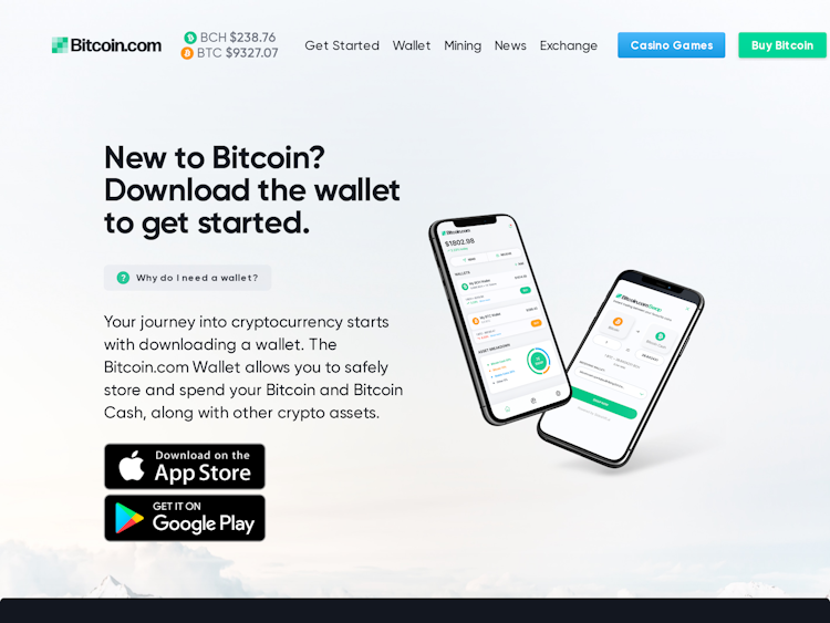 Screenshot of Bitcoin