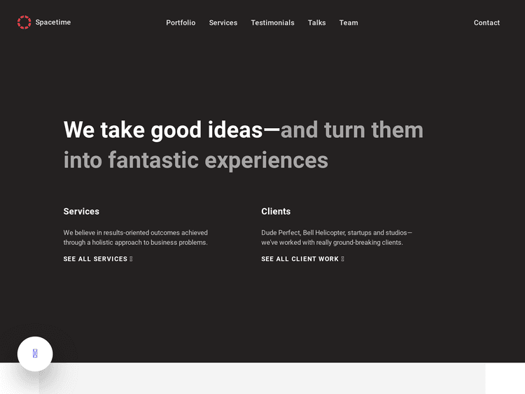 Screenshot of Spacetime