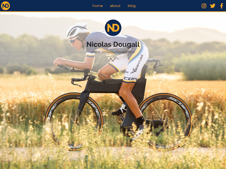 Screenshot of nicdougall.com