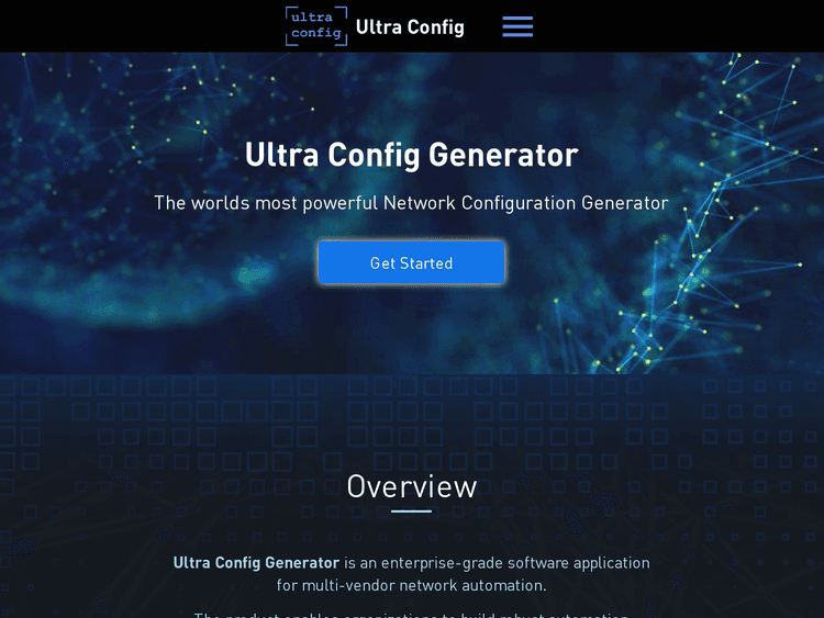 Screenshot of Ultra Config