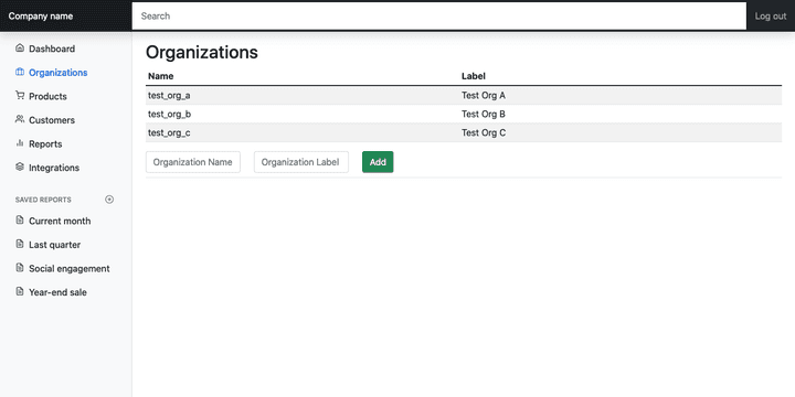 Screenshot of gatsby-starter-typescript-auth0-hasura
