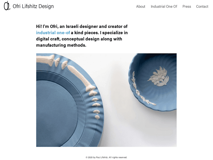 Screenshot of Ofri Lifshitz Design