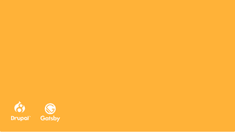 Sample Drupal + Gatsby Illustration