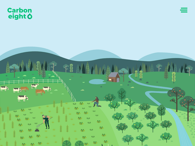 Screenshot of Carbon8 Regenerative Agriculture