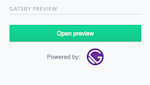 Gatsby Preview button in Contentful