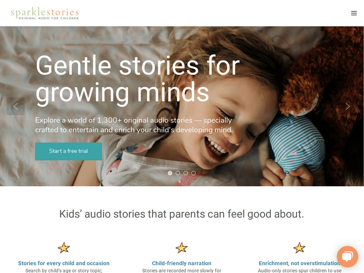 Screenshot of Sparkle Stories