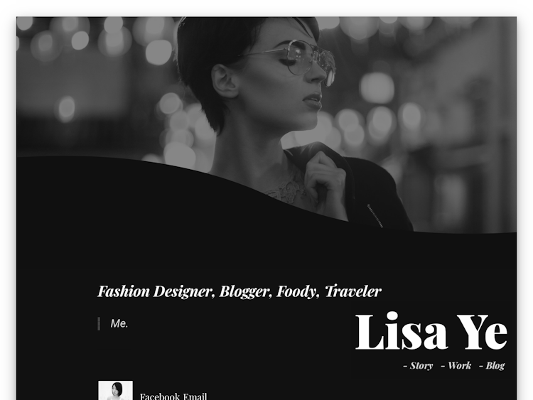 Screenshot of Lisa Ye’s Blog