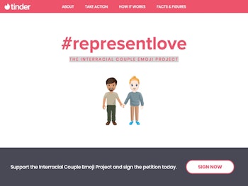 The Interracial Couple Emoji Project (Tinder)