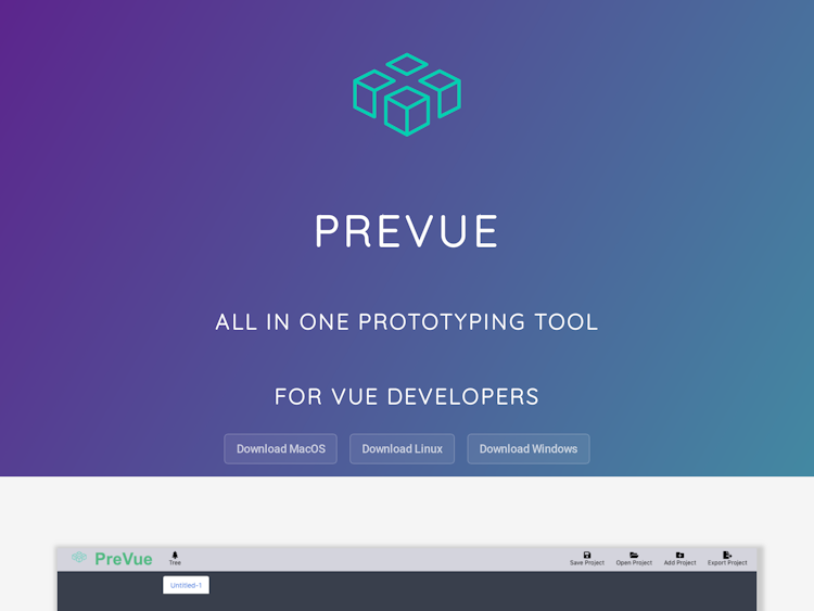 Screenshot of Prevue