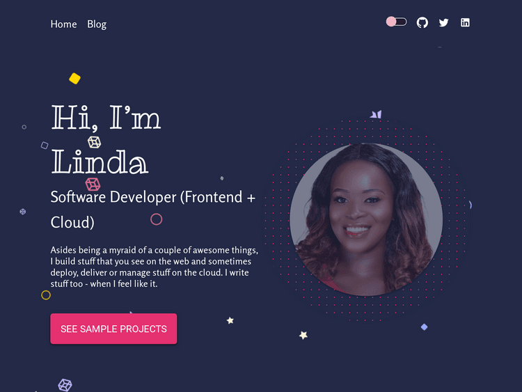 Screenshot of CodeWithLinda