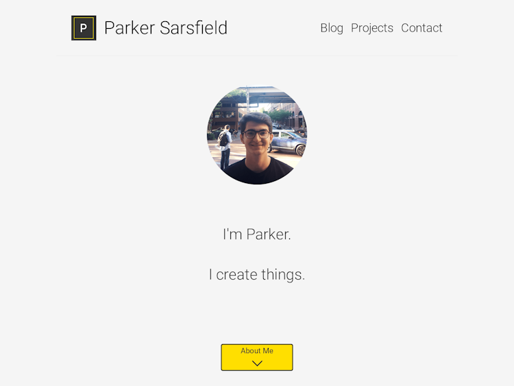 Screenshot of Parker Sarsfield