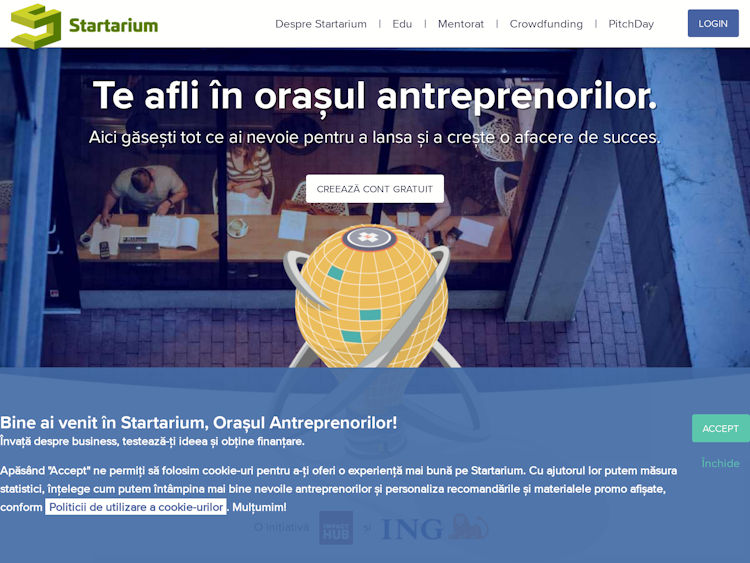 Screenshot of Startarium