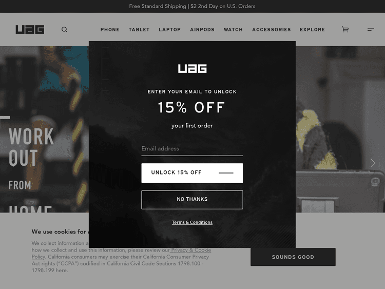 Screenshot of Urban Armor Gear