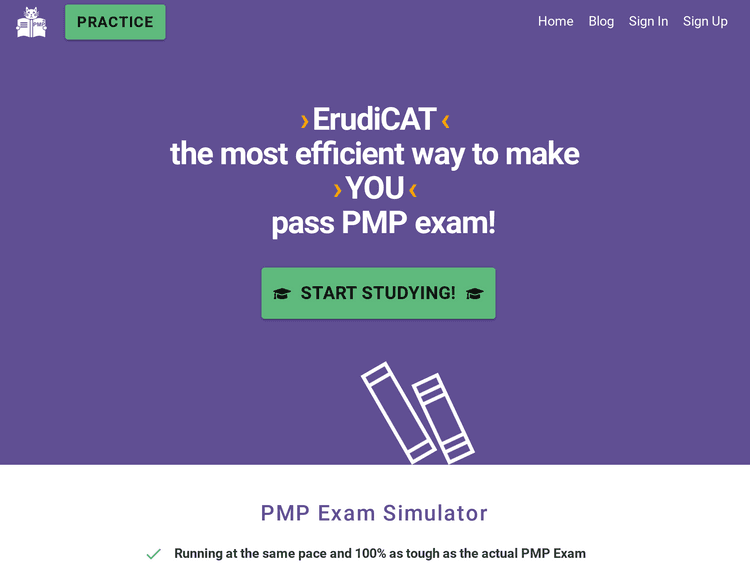 Screenshot of ErudiCAT